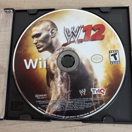 Wii wwe nintendo - '12,