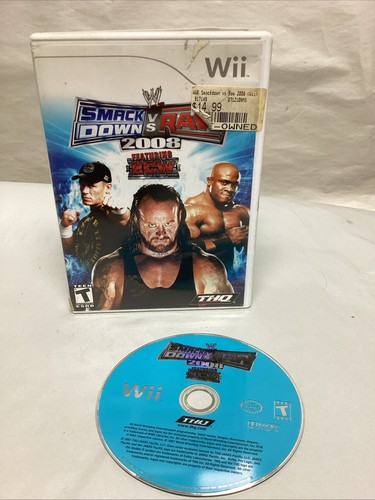Wwe smackdown raw 2008 - wwe,