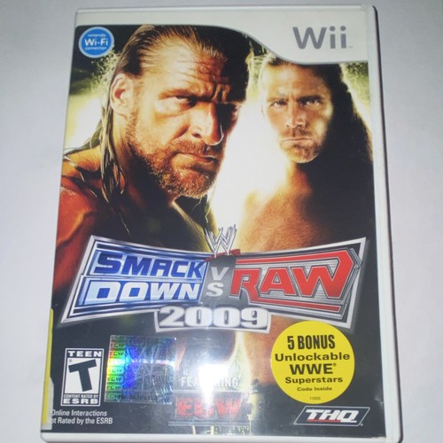 Wwe smackdown raw 2009 - wwe,